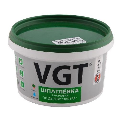Шпатлевка по дереву Экстра, 0,4 кг, лиственица ВГТ (VGT)