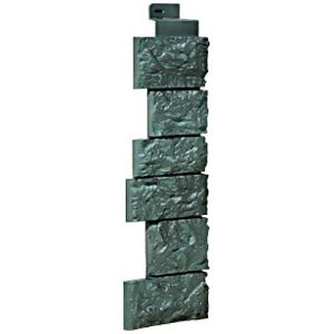 Угол наружный коллекция Камень дикий, 485х143 мм, серо-зеленый FineBer (ФайнБер)