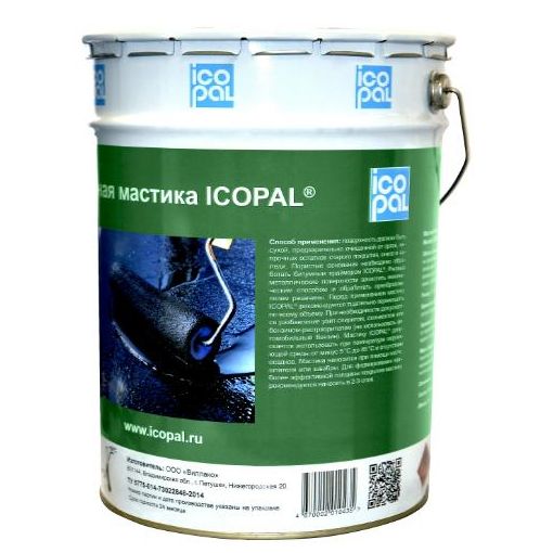 Мастика гидроизоляционная 21.5 л Icopal (Икопал)
