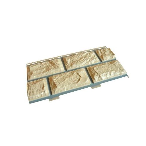 Цокольный сайдинг прокрашенный коллекция Альпийский, 3000x220 мм, орех Доломит